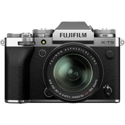 Цифровий фотоапарат Fujifilm X-T5 + XF 18-55mm F2.8-4 Kit Silver (16783056)