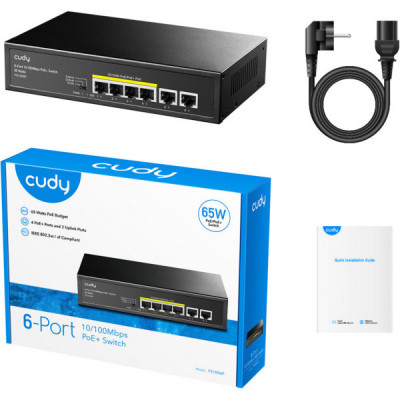 Комутатор мережевий Cudy FS1006P