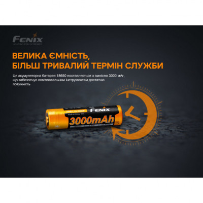 Акумулятор Fenix 18650 3000 mAh (ARB-L18-3000P)