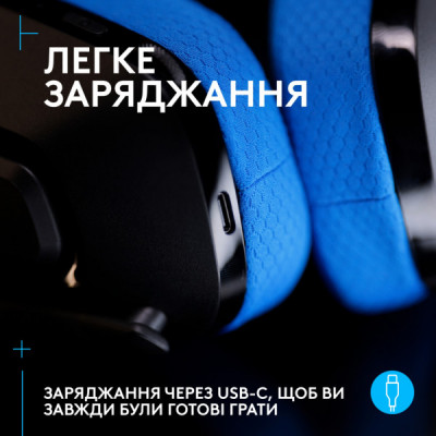 Навушники Logitech G535 Lightspeed Console Wireless Black (939-002219)