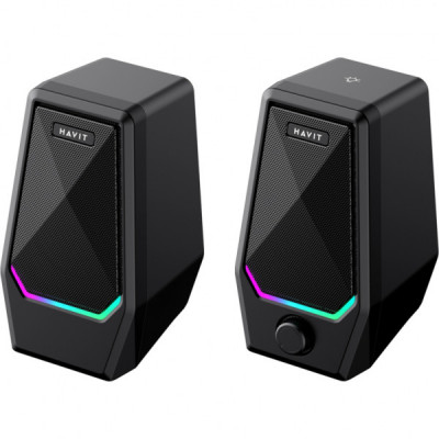 Акустична система Havit SK768 USB RGB Black (6939119042585)