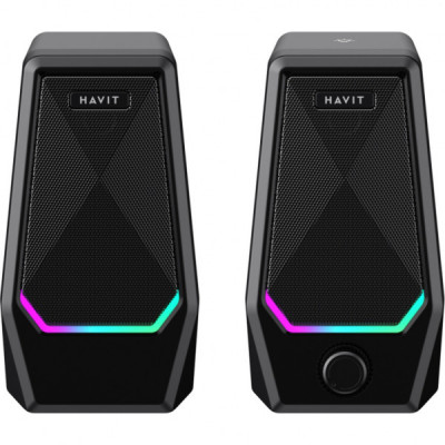 Акустична система Havit SK768 USB RGB Black (6939119042585)