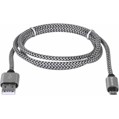 Дата кабель USB 2.0 AM to Micro 5P 1.0m USB08-03T PRO Defender (87815)