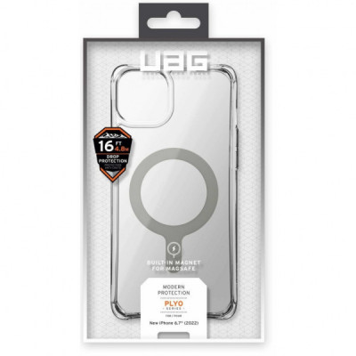 Чохол до мобільного телефона Uag Apple iPhone 14 Plus Plyo Magsafe, Ice (114069114343)