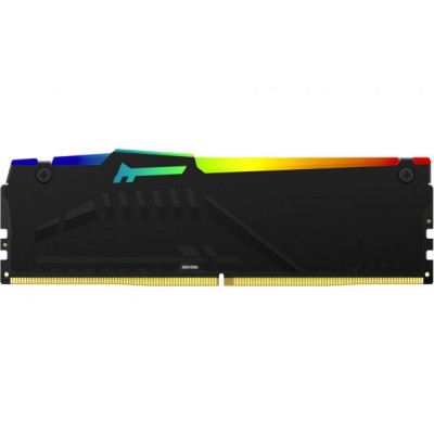 Модуль пам'яті для комп'ютера DDR5 64GB (2x32GB) 5600 MHz FURY Beast RGB Kingston Fury (ex.HyperX) (KF556C40BBAK2-64)