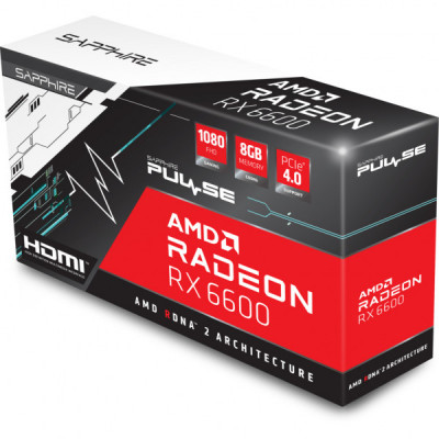 Відеокарта Sapphire Radeon RX 6600 8Gb PULSE DUAL (11310-01-20G)
