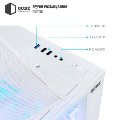 Корпус Qube REEF ARGB White (REEF_GMNU3)