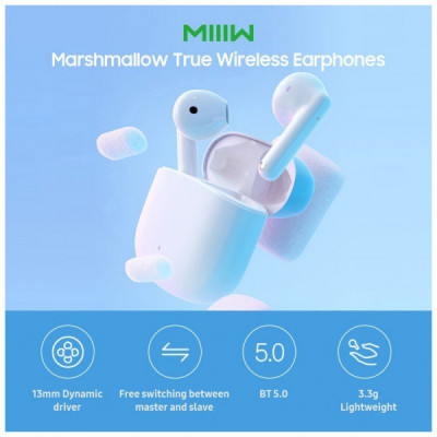 Навушники Xiaomi TWS MiiiW TWS Wireless Earbuds Marshmallow White (MWTW03)