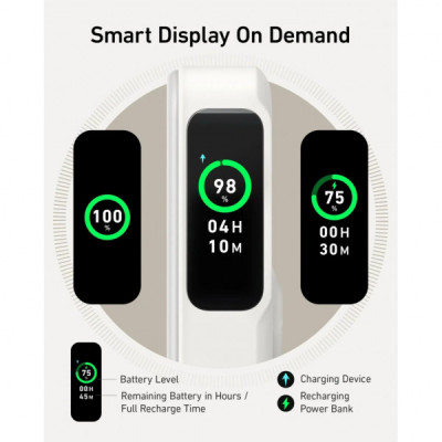 Батарея універсальна Anker MagGo 10000mAh, Qi2/15W, PD, 27W, USB-C, white (A1654G21)