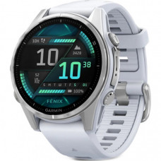 Смарт-годинник Garmin fenix 8 43mm, AMOLED, Glass, BareSS/Whitestone, WhitestoneBn (010-02903-00)