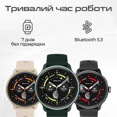 Смарт-годинник HiFuture vela darkgreen (vela.darkgreen)