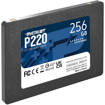 Накопичувач SSD 2.5" 256GB P220 Patriot (P220S256G25)