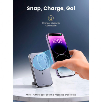 Батарея універсальна Ugreen 10000mAh 20W Mini Magnetic Wireless (15086) (PB206)
