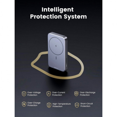Батарея універсальна Ugreen 10000mAh 20W Mini Magnetic Wireless (15086) (PB206)