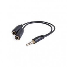 Кабель мультимедійний Jack 3.5mm папа/2xJack 3.5mm мама Defender (63001)