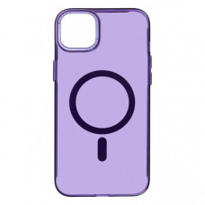 Чохол до мобільного телефона Armorstandart Y23 MagSafe Apple iPhone 15 Transparent Purple (ARM68567)
