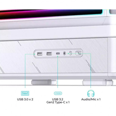 Корпус для ПК JONSBO D200 White Корпус для ПК JONSBO D200 White