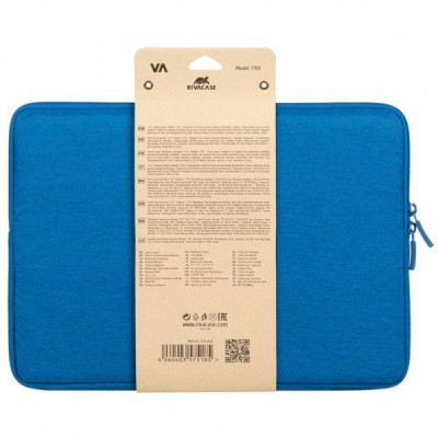 Чохол до ноутбука RivaCase 13.3" 7703 Suzuka Azure Blue (7703Azure Blue)