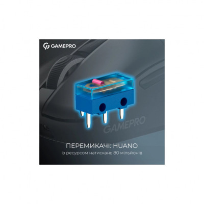 Мишка GamePro Asgard Thor Wireless/Bluetooth/USB Black (GM023B)