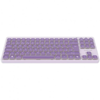 Клавіатура Canyon OnType 10 TKL Mechanical Silent Low-profile USB UA Violet (CNS-HKB10V)
