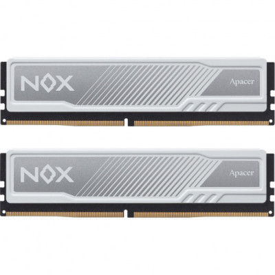 Модуль пам'яті для комп'ютера DDR4 16GB (2x8GB) 2666 MHz NOX White Apacer (AH4U16G26C08YMWAA-2)