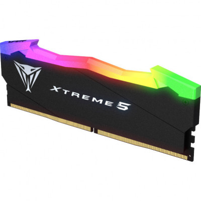 Модуль пам'яті для комп'ютера DDR5 32GB (2x16GB) 7600 MHz Viper Xtreme 5 RGB Patriot (PVX532G76C36K)