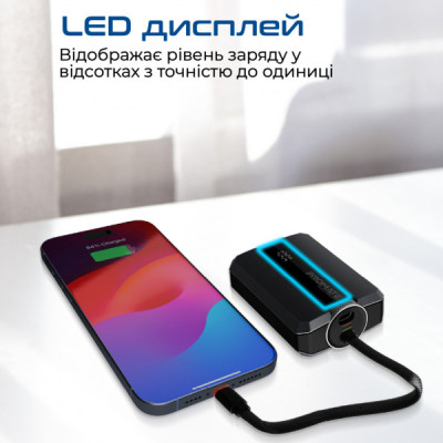 Батарея універсальна Promate 10000mAh PD/30W (neo-10uni.black)