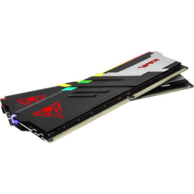 Модуль пам'яті для комп'ютера DDR5 32GB (2x16GB) 5600 MHz Viper Venom RGB Patriot (PVVR532G560C36K)