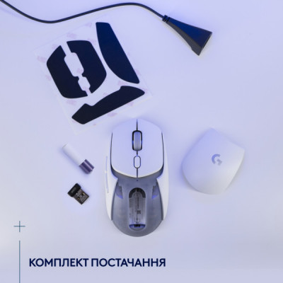 Мишка Logitech G309 Lightspeed Wireless/Bluetooth White (910-007207)