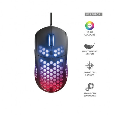 Мишка Trust GXT 960 Graphin Ultra-lightweight RGB USB Black (23758)