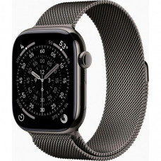 Смарт-годинник Apple Watch Series 11 GPS + Cellular 46mm Slate Titanium Case with Slate Milanese Loop - M/L (MFD44RK/A)
