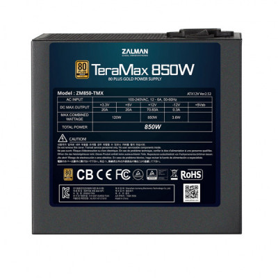 Блок живлення Zalman 850W TERAMAX (ZM850-TMX)