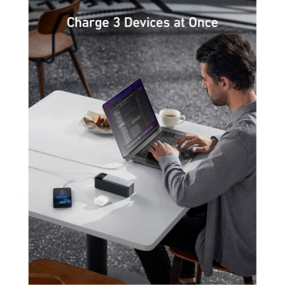 Батарея універсальна Anker 24000mAh PowerCore 737 GaNPrime 140W PD Black (A1289011) Батарея універсальна Anker 24000mAh PowerCore 737 GaNPrime 140W PD Black (A1289011)