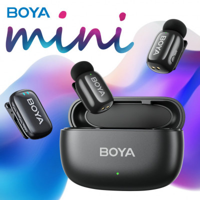 Мікрофон Boya mini-18 3,5 мм/TRS/Type-C Black (mini-18) Мікрофон Boya mini-18 3,5 мм/TRS/Type-C Black (mini-18)