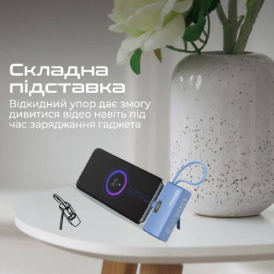 Батарея універсальна Promate 5000mAh PD/20W (nanopack-5.navy) Батарея універсальна Promate 5000mAh PD/20W (nanopack-5.navy)