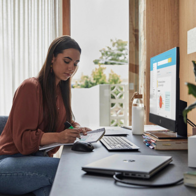 Комп'ютер HP ProOne 440 G9 AiO / i5-14500T, 16, 512, WiFi, кл+м (937Y1EA)