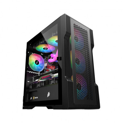 Корпус 1stPlayer T3-4F1-BK