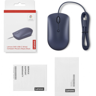 Мишка Lenovo 540 USB-C Wired Abyss Blue (GY51D20878)