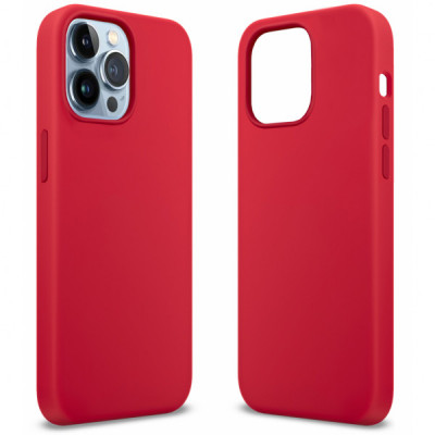 Чохол до мобільного телефона MakeFuture Apple iPhone 13 Pro Max Premium Silicone Red (MCLP-AI13PMRD)