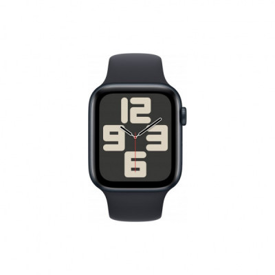 Смарт-годинник Apple Watch SE 2023 GPS 44mm Midnight Aluminium Case with Midnight Sport Band - M/L (MRE93QP/A)