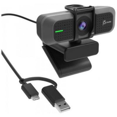 Веб-камера J5create JVU430 4K Ultra HD USB-A/C Black (JVU430-N) Веб-камера J5create JVU430 4K Ultra HD USB-A/C Black (JVU430-N)