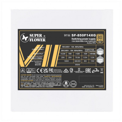 Блок живлення Super Flower 850W LEADEX VII GOLD (SF-850F14XG WHITE)