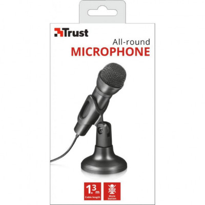 Мікрофон Trust All-round Microphone 3.5mm Black (22462)