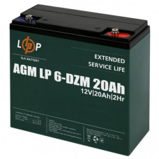 Батарея до ДБЖ LogicPower 12V 20Ah LP-6-DZM-20 (5438)
