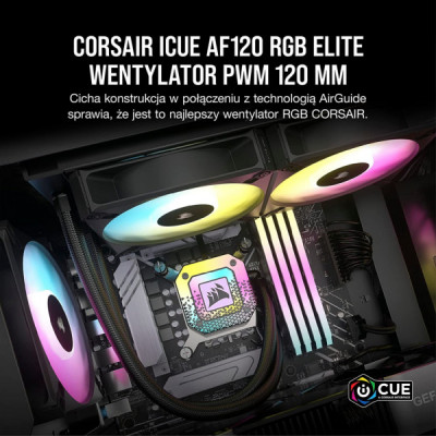 Кулер до корпусу Corsair AF120 RGB Elite (CO-9050153-WW)