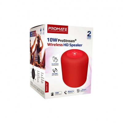 Акустична система Promate Boom-10 Red (boom-10.red)