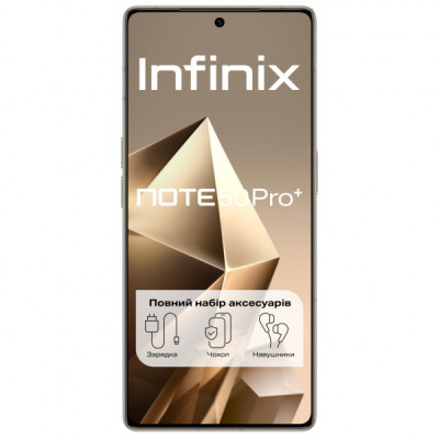 Мобільний телефон Infinix Note 50 Pro+ 12/256Gb NFC Titanium Grey (4894947070068)