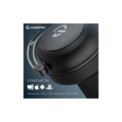 Навушники GamePro Asgard Skald Origin Black (HS850B) Навушники GamePro Asgard Skald Origin Black (HS850B)