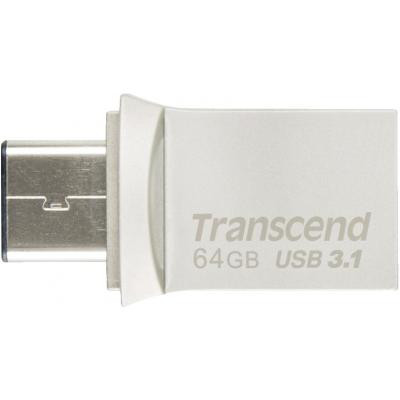 USB флеш накопичувач Transcend 64GB JetFlash 890S USB 3.1 (TS64GJF890S)