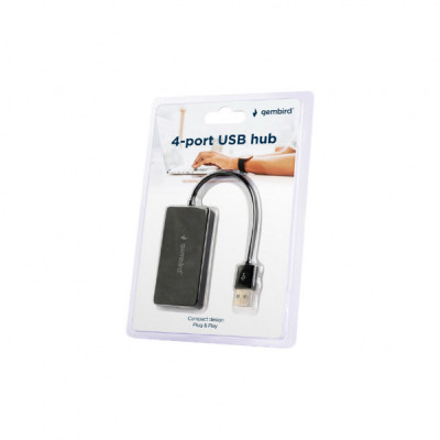 Концентратор Gembird USB 2.0 х 4 (UHB-U2P4-04)